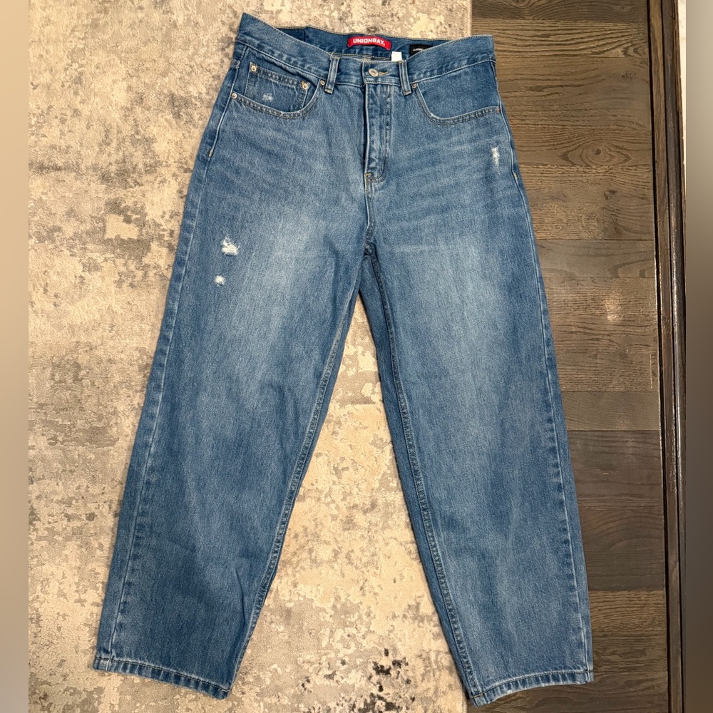 UNIONBAY Barrel Blue Denim Jeans size 5 women’s